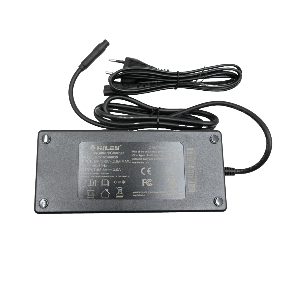 Chargeur de batterie 52V EVO et EVO GTR – Sortie 58,8 V 2A/3A